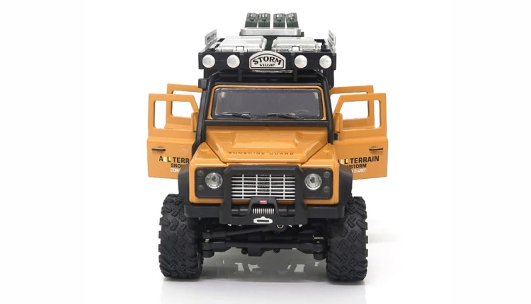 Samochód zdalnie sterowany Amewi RC Car D90X28 Crawler 4WD Li-Po Akumulator 300mAh Żółty wiek 8+