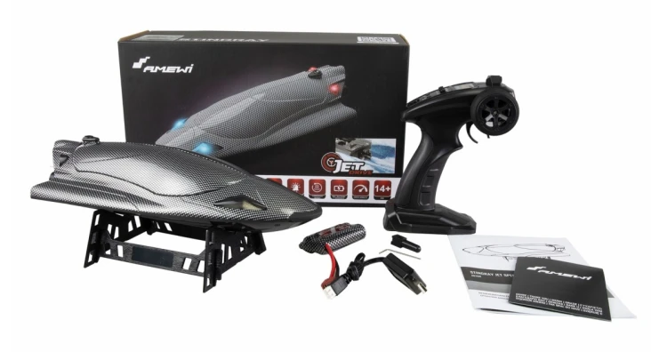 Amewi Motorówka Stingray Napęd odrzutowy 335mm RTR Carbon 14+