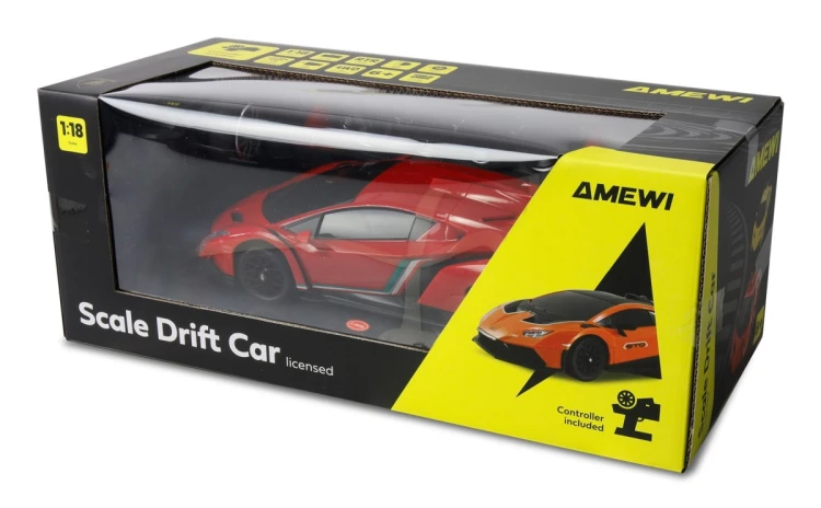 Licencja Amewi RC Drift Lamborghini Veneno czerwony