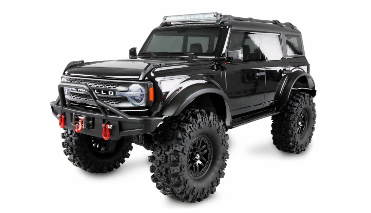 Samochód zdalnie sterowany Amewi AMXRock Caballo Crawler 4WD 1:10 ARTR, kolor czarno-metaliczny