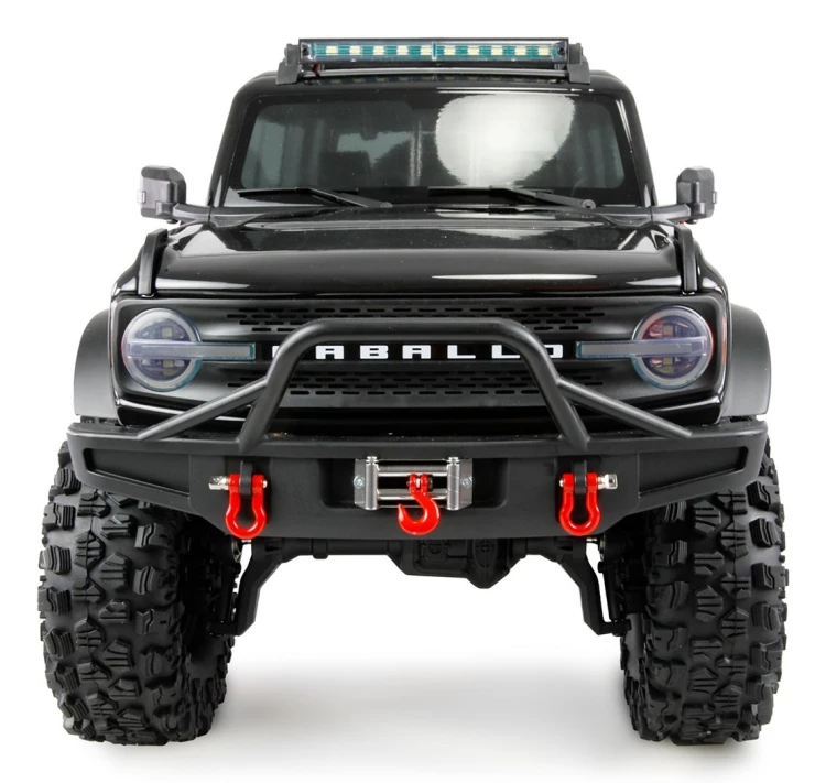 Samochód zdalnie sterowany Amewi AMXRock Caballo Crawler 4WD 1:10 ARTR, kolor czarno-metaliczny