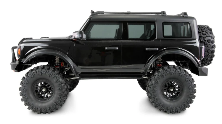 Samochód zdalnie sterowany Amewi AMXRock Caballo Crawler 4WD 1:10 ARTR, kolor czarno-metaliczny