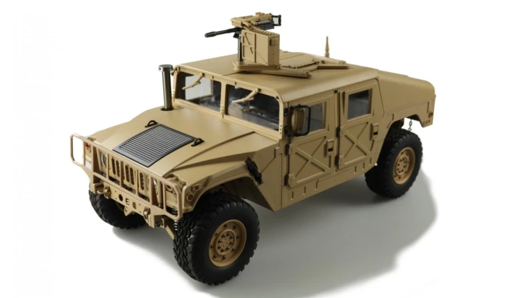 Amewi RC Car US Ciężarówka 4x4 HUMVEE Li-Po Akumulator 4500mAh piasek/14