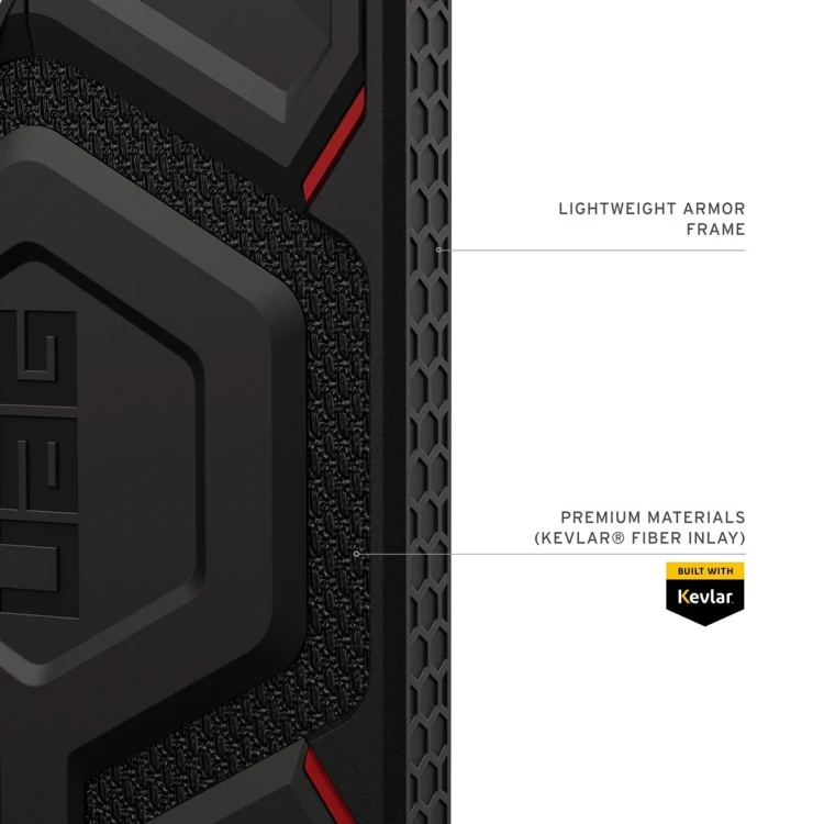 Urban Armor Gear Monarch Pro Kevlar pokrowiec na telefon komórkowy 17,5 cm (6.9") Czarny