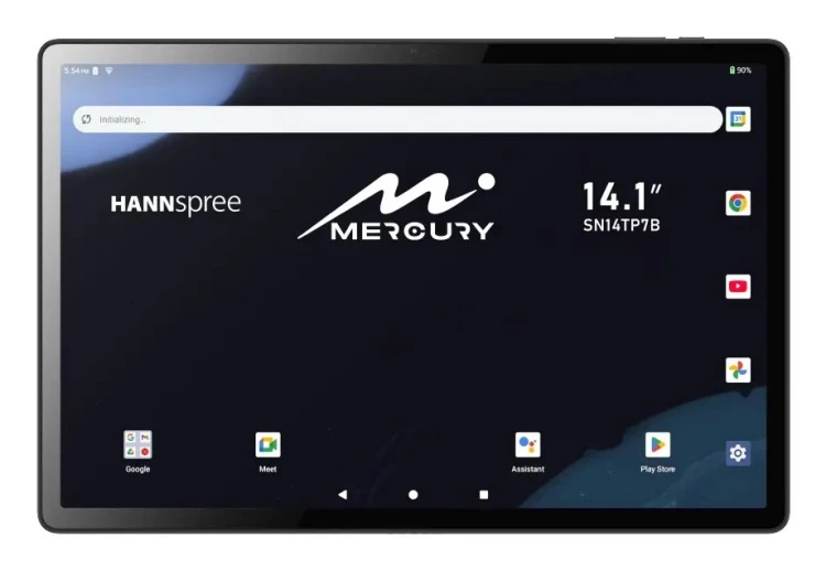 Hannspree Mercury Mediatek LTE 128 GB 35,8 cm (14.1") 6 GB Wi-Fi 5 (802.11ac) Android 15 Czarny