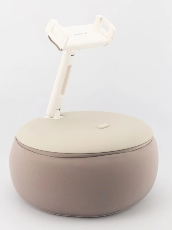 RealPower PillowStand-1 Uchwyt pasywny Telefon komórkowy/Smartfon, Tablet/UMPC Beżowy