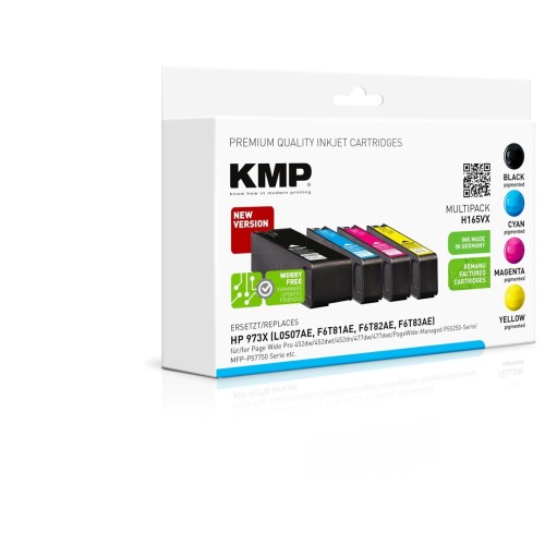KMP 1752,4005 kaseta z tonerem 4 szt. Zamiennik Czarny, Cyjan, Purpurowy, Żółty