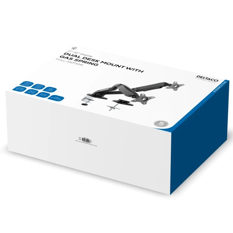 Deltaco ARM-1300 uchwyt do telewizorów 81,3 cm (32") Czarny