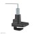 Neomounts DS70-256BL1 uchwyt / stojak do monitorów 144,8 cm (57") Biurko Czarny