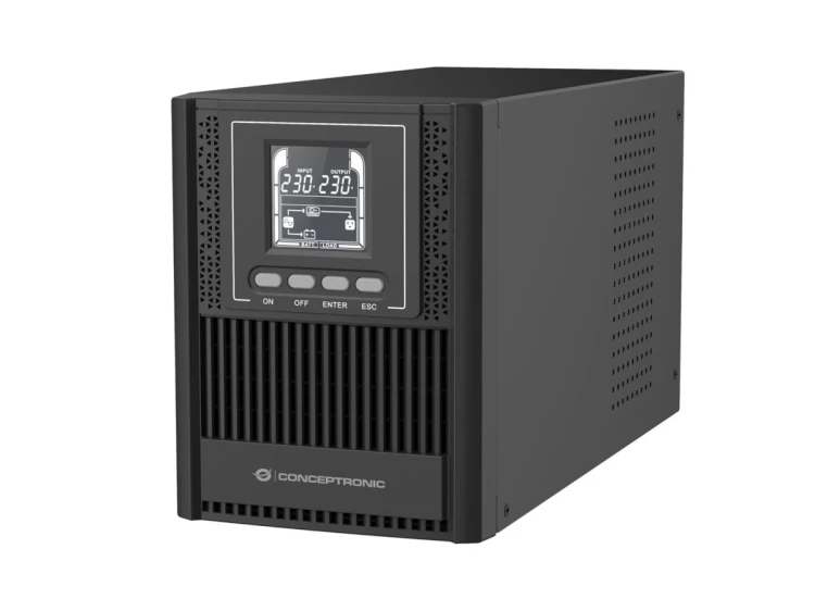 Zasilacz UPS CONCEPTRONIC 1000VA/ 900W/3xSchuko/USB/+ Online Tower bk