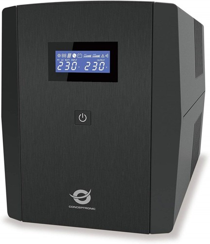 Zasilacz UPS CONCEPTRONIC ZEUS USV 1200VA 720W 6xIEC Socket HID,LAN,USB