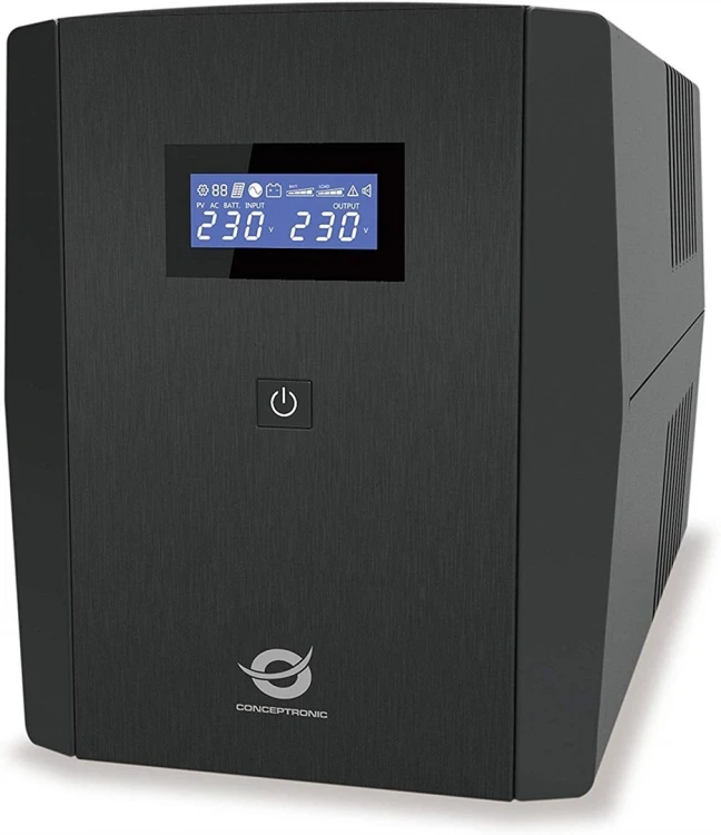 Zasilacz UPS CONCEPTRONIC ZEUS USV 1200VA 720W 6xIEC Socket HID,LAN,USB