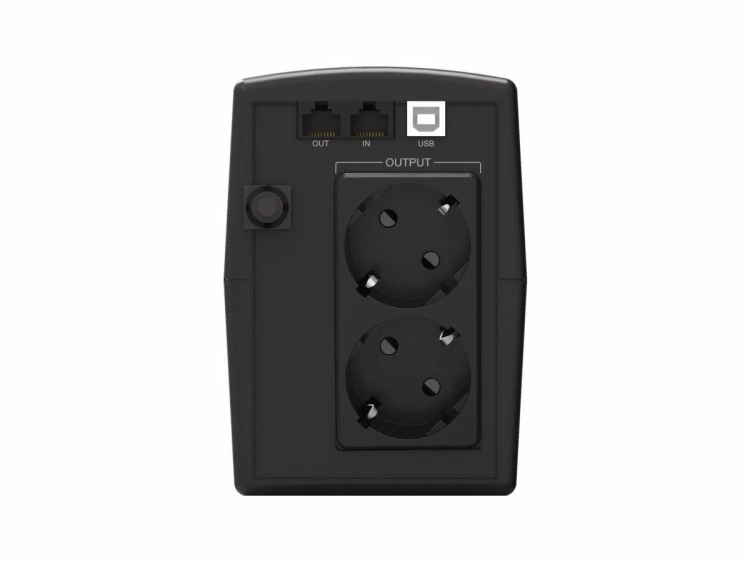 Zasilacz awaryjny CONCEPTRONIC UPS 1000VA/600W/2xSchuko/HID USB/RJ45in/Out czarny