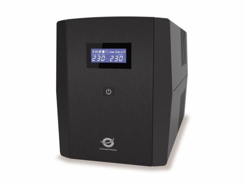 Zasilacz awaryjny UPS Conceptronic 1500VA/900W/6xIEC/HID USB/RJ45in/Out/AVR sw