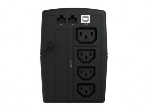 Zasilacz awaryjny UPS Conceptronic 850VA/480W/4xIEC/HID USB/RJ45in/Out/AVR sw