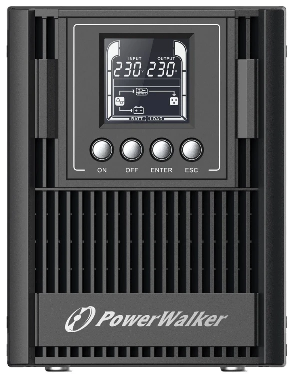 UPS Bluewalker PowerWalker VFI 1000 AT - RS-232, USB - Złącza wyjściowe: 3 (10122180)