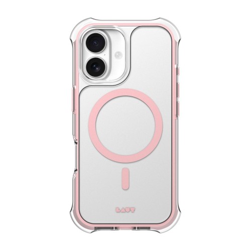 LAUT AERO PROTECT pokrowiec na telefon komórkowy 16 cm (6.3") Różowy, Przezroczysty