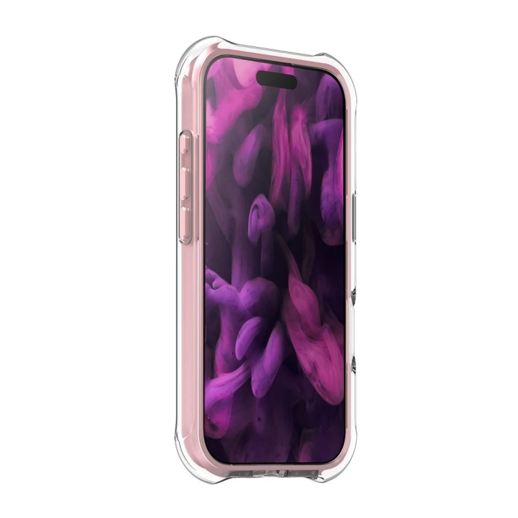 LAUT AERO PROTECT pokrowiec na telefon komórkowy 16 cm (6.3") Różowy, Przezroczysty
