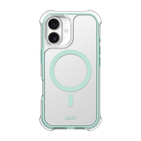 LAUT AERO PROTECT pokrowiec na telefon komórkowy 16 cm (6.3") Miętowy, Przezroczysty