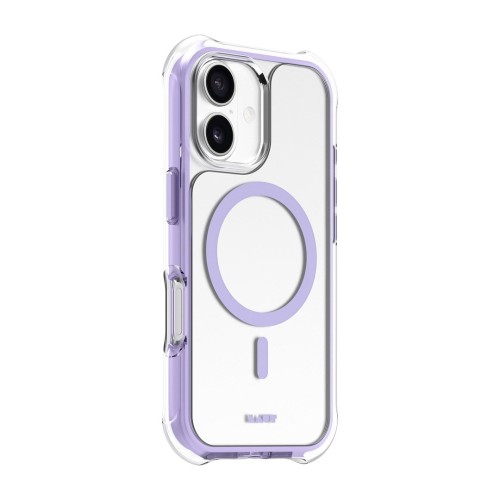 LAUT AERO PROTECT pokrowiec na telefon komórkowy 16 cm (6.3") Fioletowy, Przezroczysty