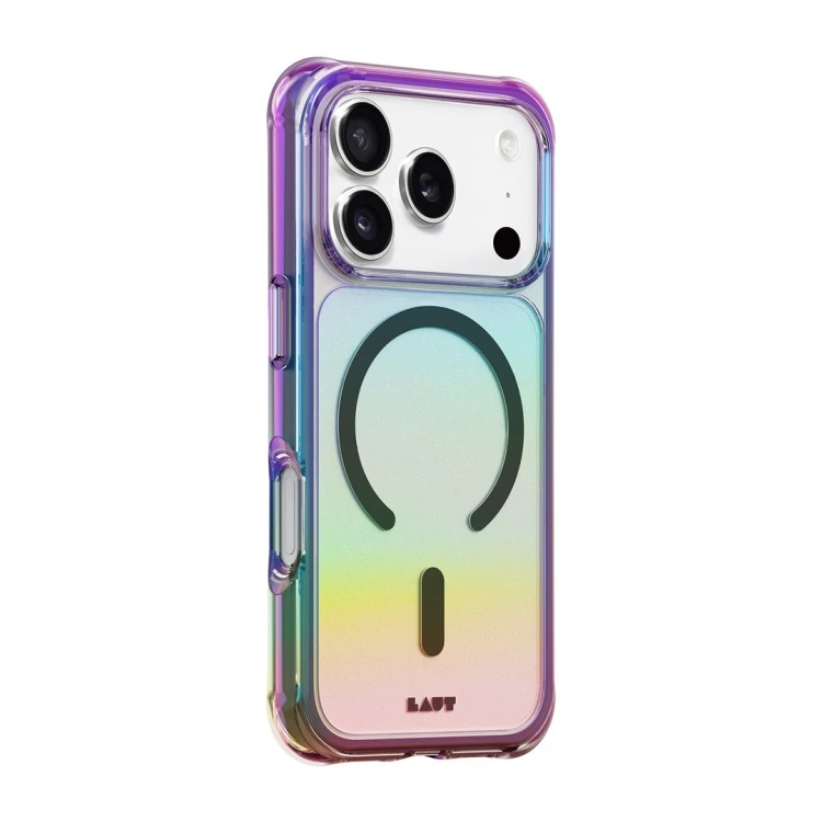 LAUT AERO HOLO pokrowiec na telefon komórkowy 16 cm (6.3") Wielobarwny, Przezroczysty