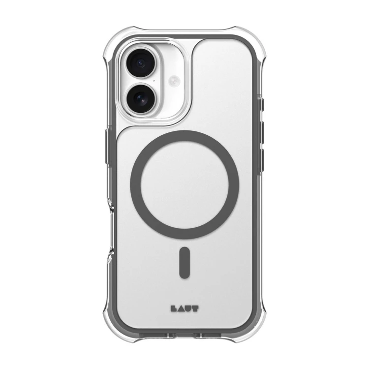 LAUT AERO PROTECT pokrowiec na telefon komórkowy 16 cm (6.3") Szary, Przezroczysty