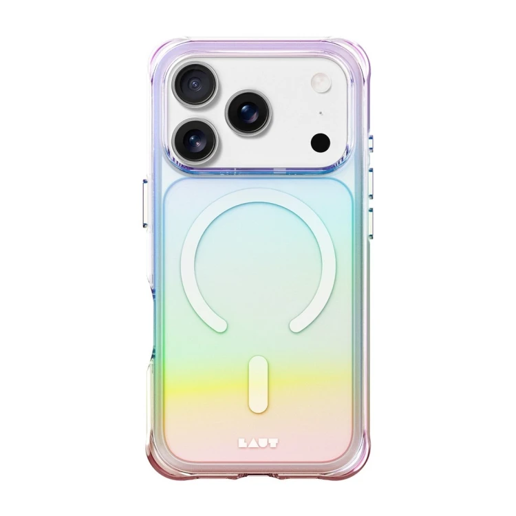 LAUT AERO HOLO pokrowiec na telefon komórkowy 16 cm (6.3") Perłowy, Przezroczysty