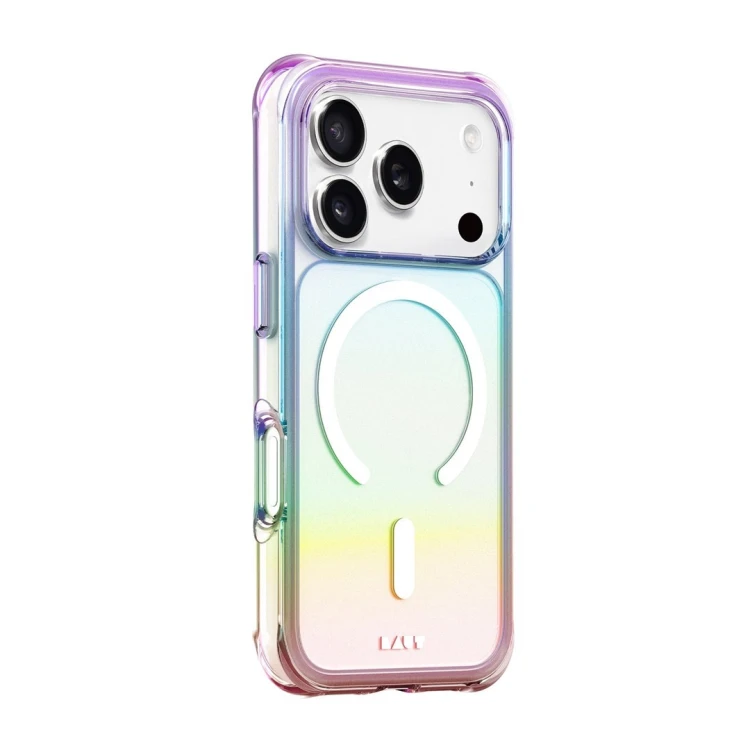 LAUT AERO HOLO pokrowiec na telefon komórkowy 16 cm (6.3") Perłowy, Przezroczysty