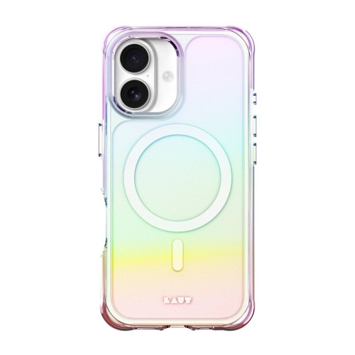 LAUT AERO HOLO pokrowiec na telefon komórkowy 16 cm (6.3") Perłowy, Przezroczysty
