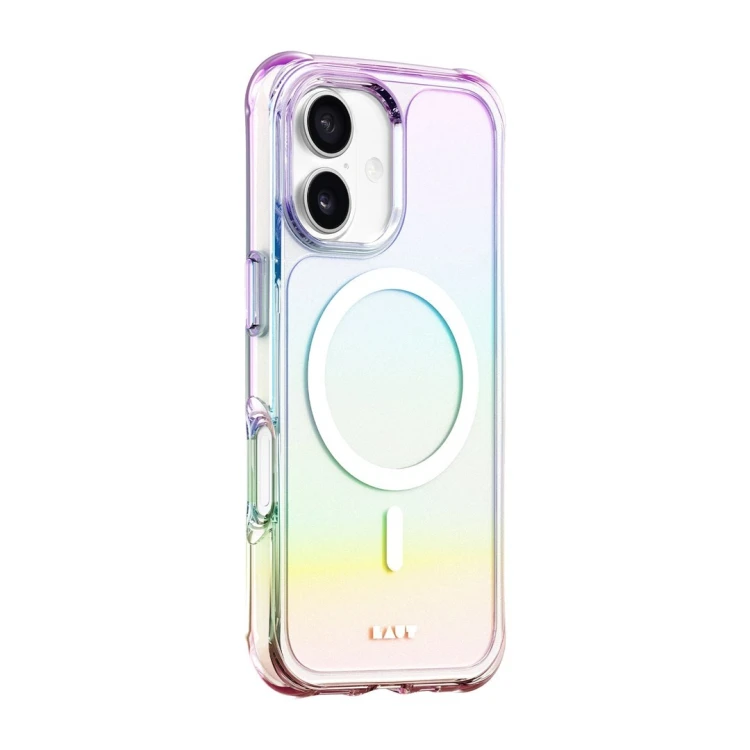 LAUT AERO HOLO pokrowiec na telefon komórkowy 16 cm (6.3") Perłowy, Przezroczysty