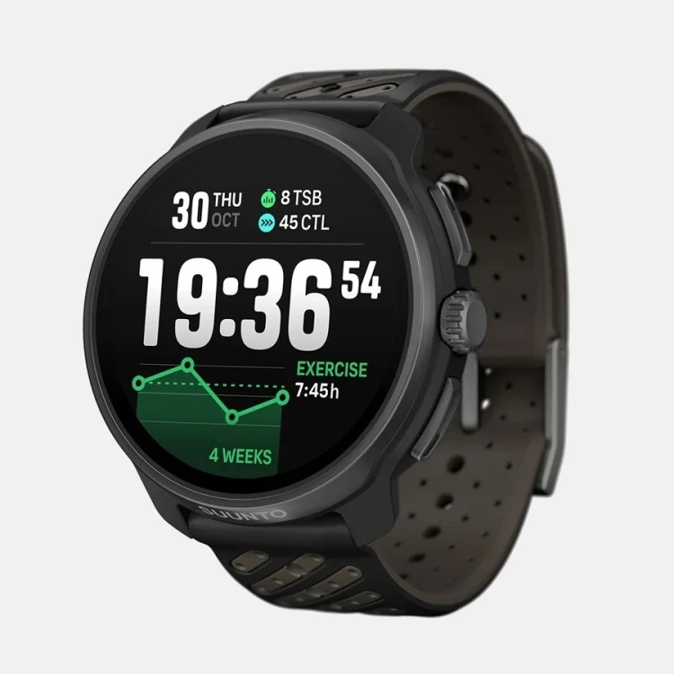Zegarek sportowy Suunto Race 2 Titanium Black (czarny)