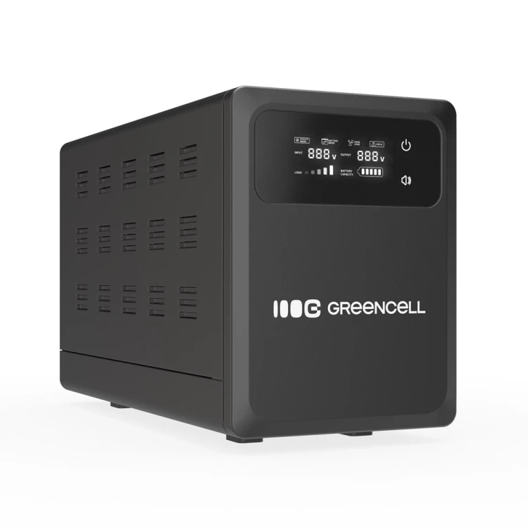 UPS zasilacz awaryjny Greencell PowerCore 2000VA 1200W AVR 24VDC LCD