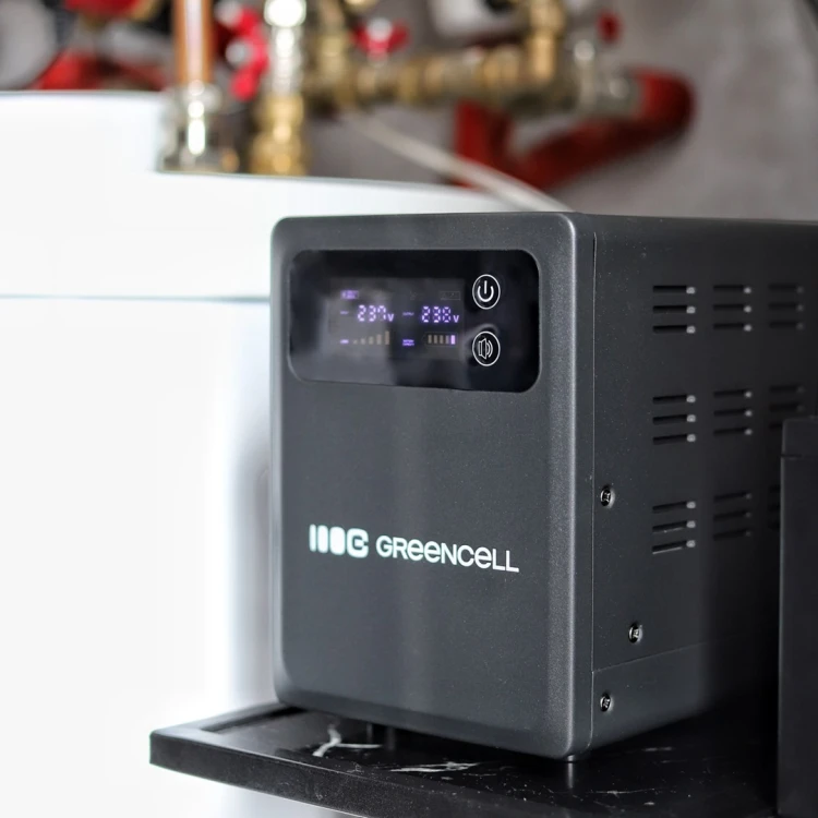 UPS zasilacz awaryjny Greencell PowerCore 2000VA 1200W AVR 24VDC LCD