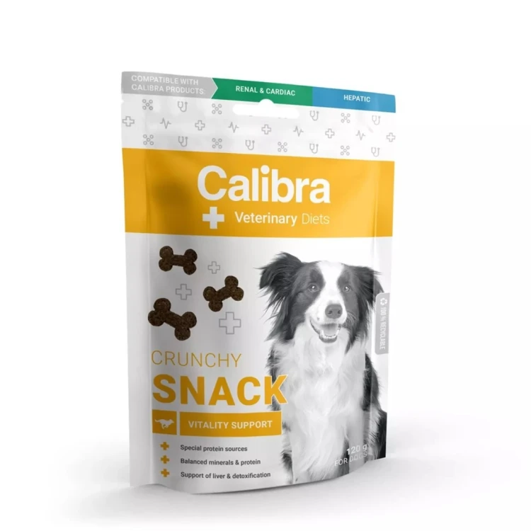CALIBRA VD DOG CRUNCHY SNACK VITALITY SUPPORT 120G