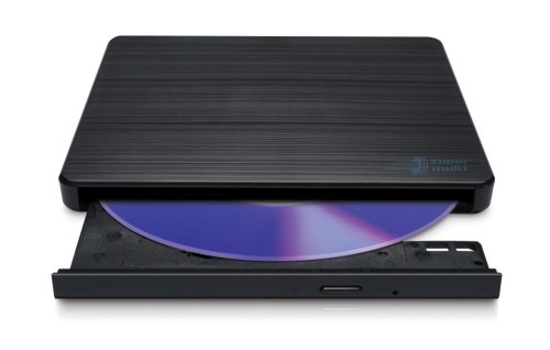 Hitachi-LG Slim Portable DVD-Writer dysk optyczny DVD±RW Czarny