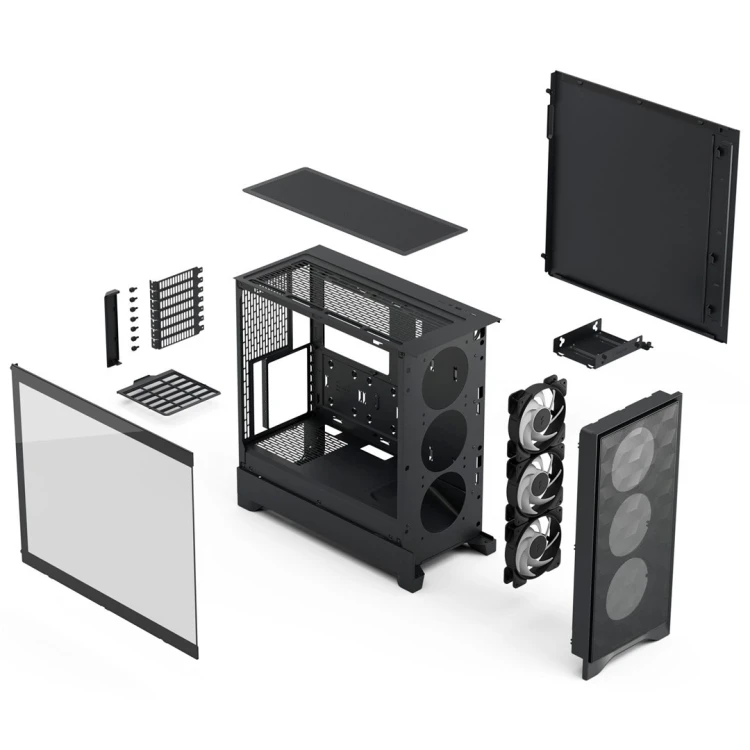 Fractal Design Pop 2 Air Black TG RGB Midi Tower Czarny