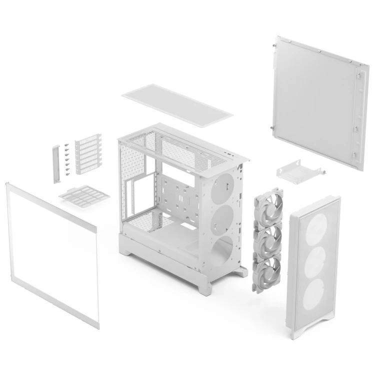 Fractal Design Pop 2 Air White TG RGB Midi Tower Biały