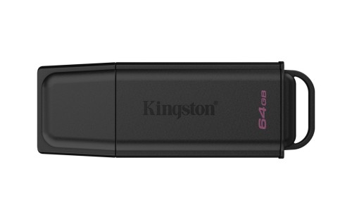 KINGSTON 64GB Portable USB 3.2 Gen 1 DataTraveler Exodia Black
