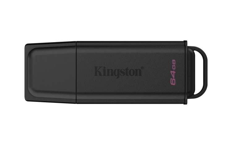 KINGSTON 64GB Portable USB 3.2 Gen 1 DataTraveler Exodia Black
