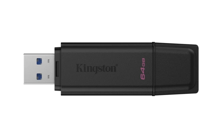 KINGSTON 64GB Portable USB 3.2 Gen 1 DataTraveler Exodia Black