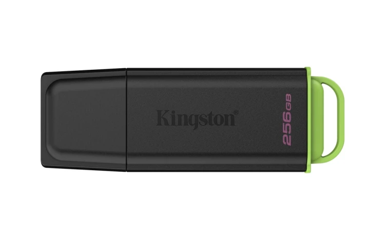 KINGSTON 256GB Portable USB 3.2 Gen 1 DataTraveler Exodia Black/Green