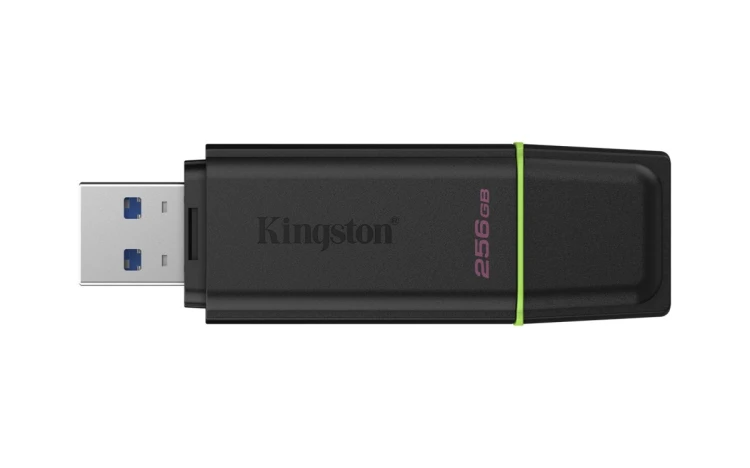 KINGSTON 256GB Portable USB 3.2 Gen 1 DataTraveler Exodia Black/Green