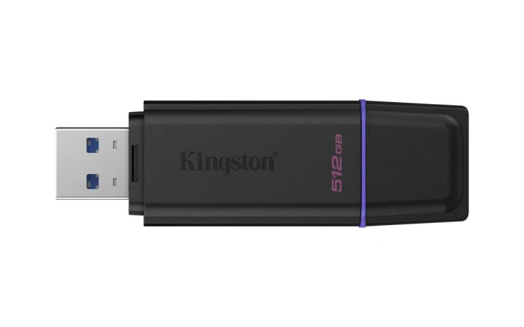 KINGSTON 512GB Portable USB 3.2 Gen 1 DataTraveler Exodia Black/Purple