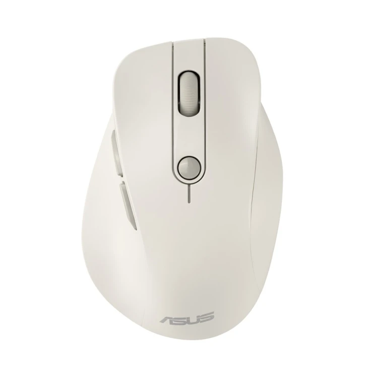 Mysz bezprzewodowa ASUS MD105 Wireless Mouse Milky White 2400DPI Dual-mode wireless 2.4 GHz and Bluetooth