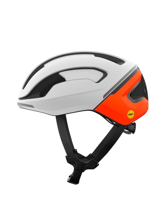 Kask szosowy POC Omne Beacon MIPS - hydro white/fluo orange matt rozmiar: m