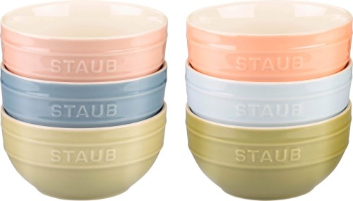 STAUB SERVING Zestaw 6 misek 12 cm, wielokolorowe