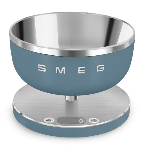Smeg KSC01SBMWW waga kuchenna Niebieski Blat Okrągły Elektroniczna waga kuchenna