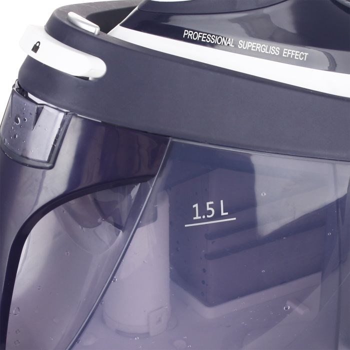 Emerio SG-123562 stacja parowa 2200 W 1,5 l Płyta ceramiczna Fioletowy, Biały