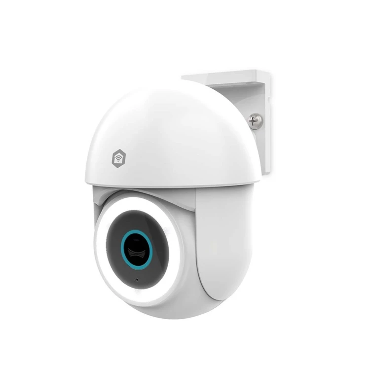 Kamera zewnętrzna Nedis Smartlife Wifi, IP65 czujnik ruchu, night vision, biały