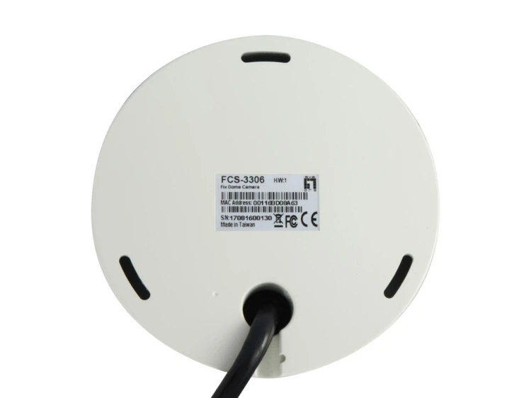 LevelOne FCS-3306 kamera przemysłowa Kopułowa Kamera bezpieczeństwa IP Wewnętrzna / zewnętrzna 2048 x 1536 px Sufit / Ściana